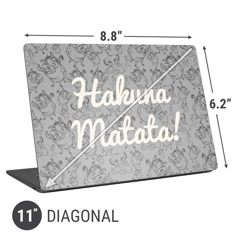 Disney The Lion King Hakuna Matata Universal Laptop 11in (8.8 x 6.2in) Skin